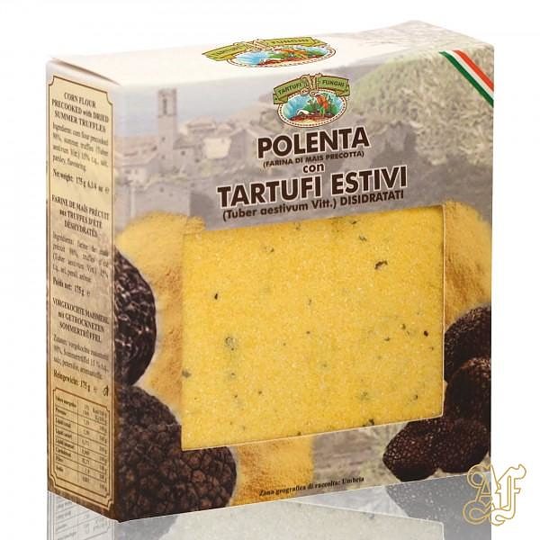 polenta con tartufi pronta