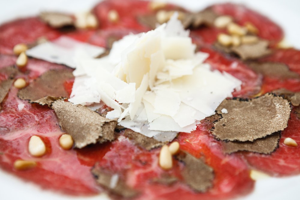 carpaccio di manzo al tartufo ricetta